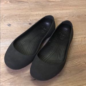 CROCS Shoes - Women’s black Croc slip ons CROCS Shoes - Women’s black Croc slip ons